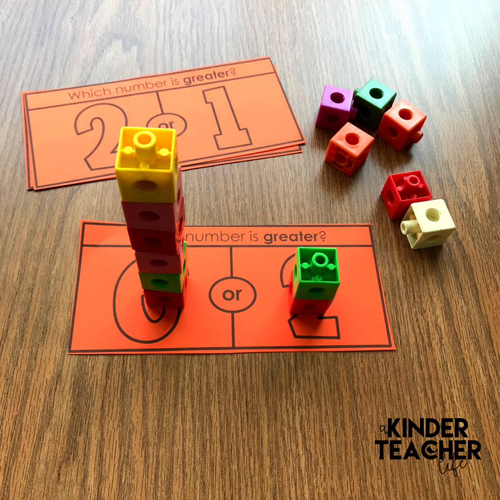 Comparing Numbers Math Centers Freebie Included A Kinderteacher Life