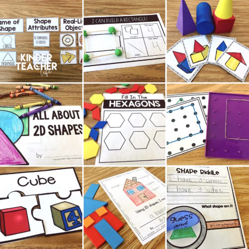 12 Hands-On Shape Activities - A Kinderteacher Life