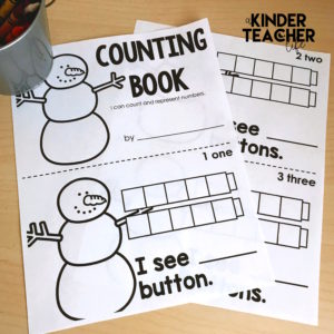 Snowman Counting Book (Freebie included!) - A Kinderteacher Life