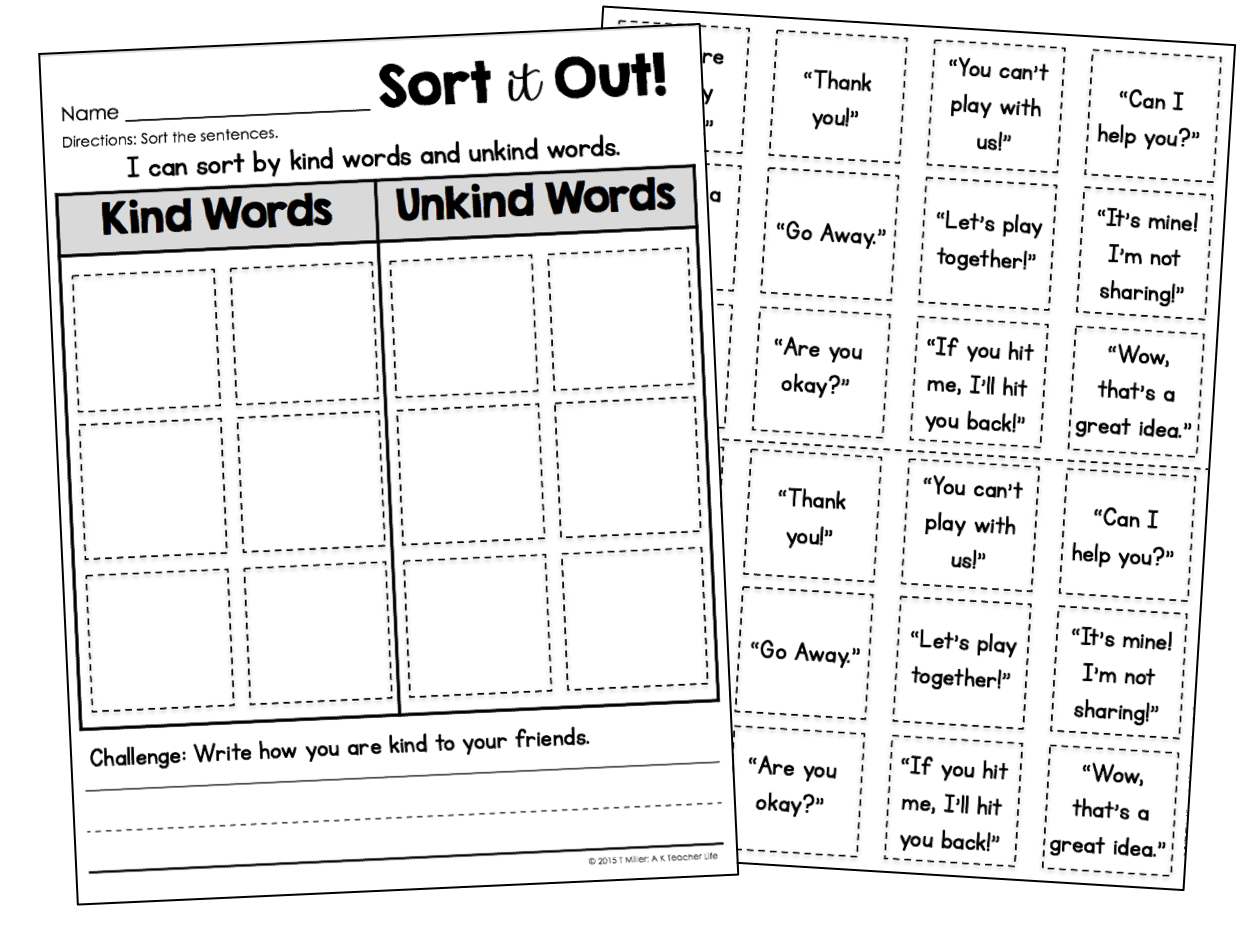 States of matter sorting Worksheet.