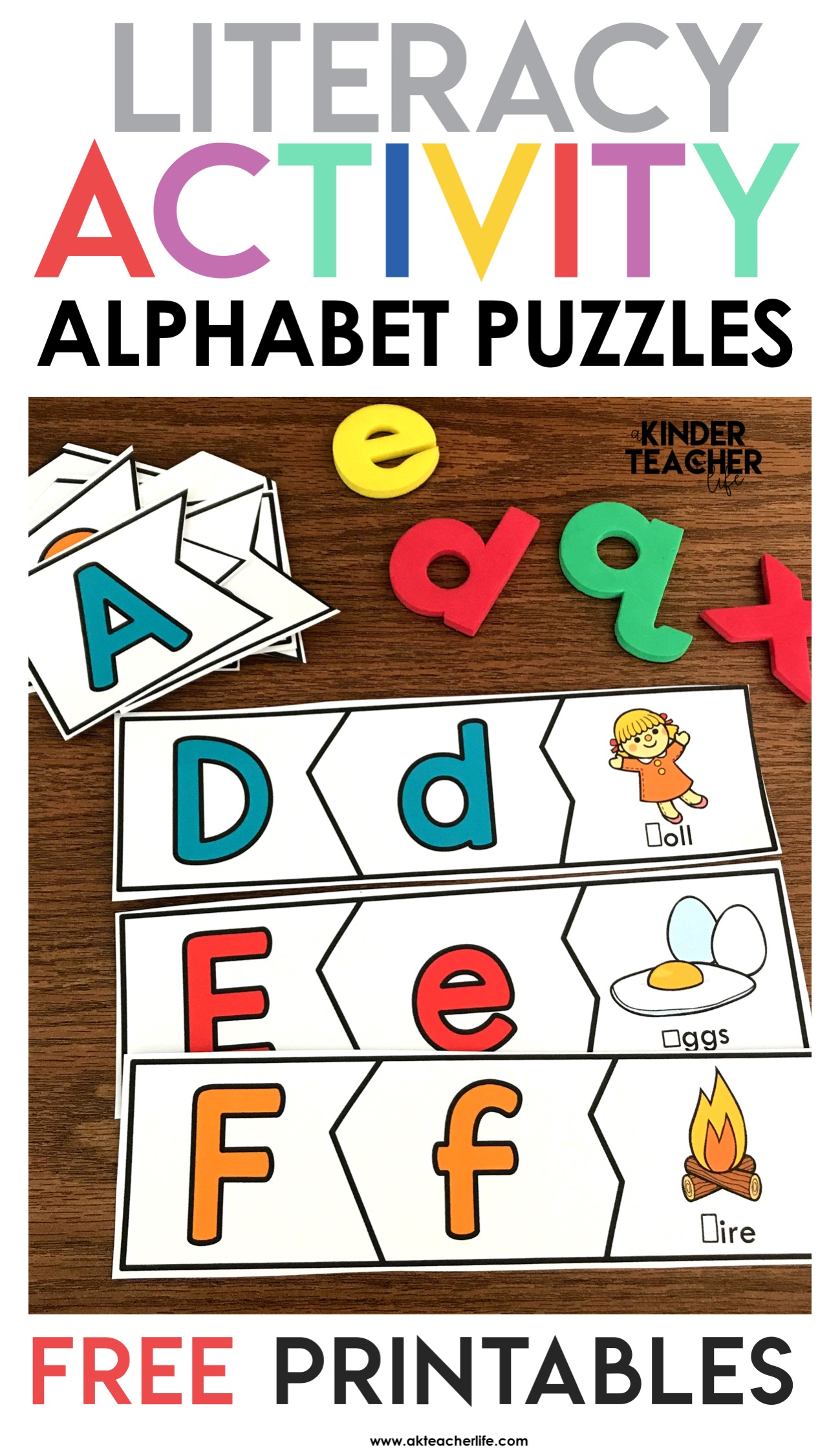 Alphabet Puzzles For Toddlers And Kids Free Alphabets Jigsaw