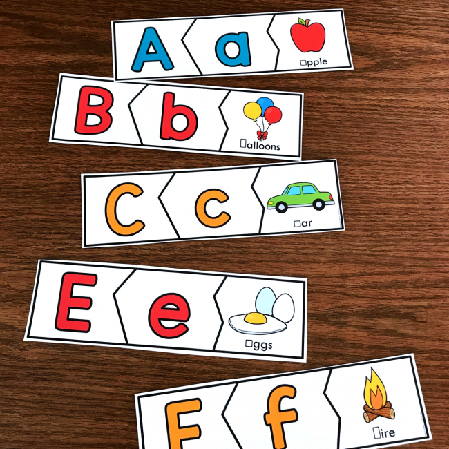 Free Alphabet Puzzles - A Kinderteacher Life