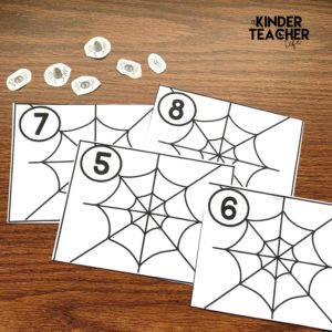 Free Halloween/Fall Number Mats - A Kinderteacher Life