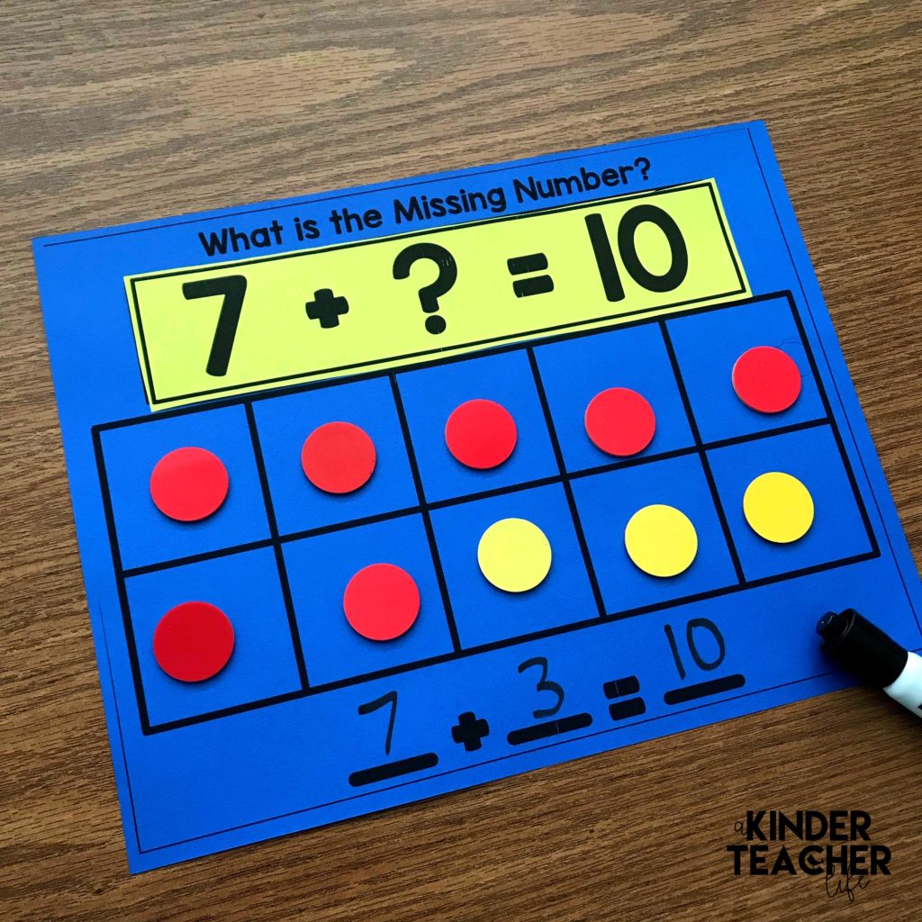 Decomposing Math Center Activities A Kinderteacher Life