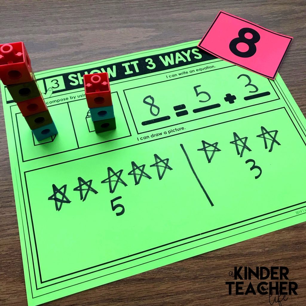 Decomposing Math Center Activities A Kinderteacher Life