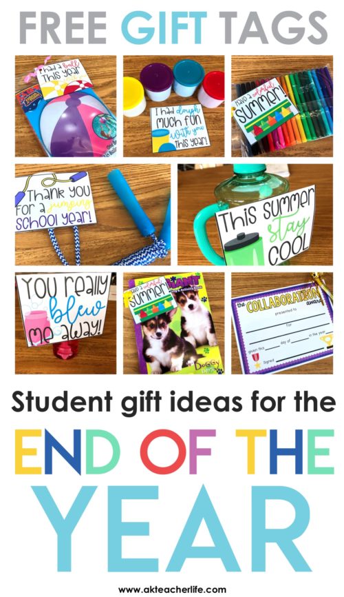 End of the Year Gift Ideas! - A Kinderteacher Life