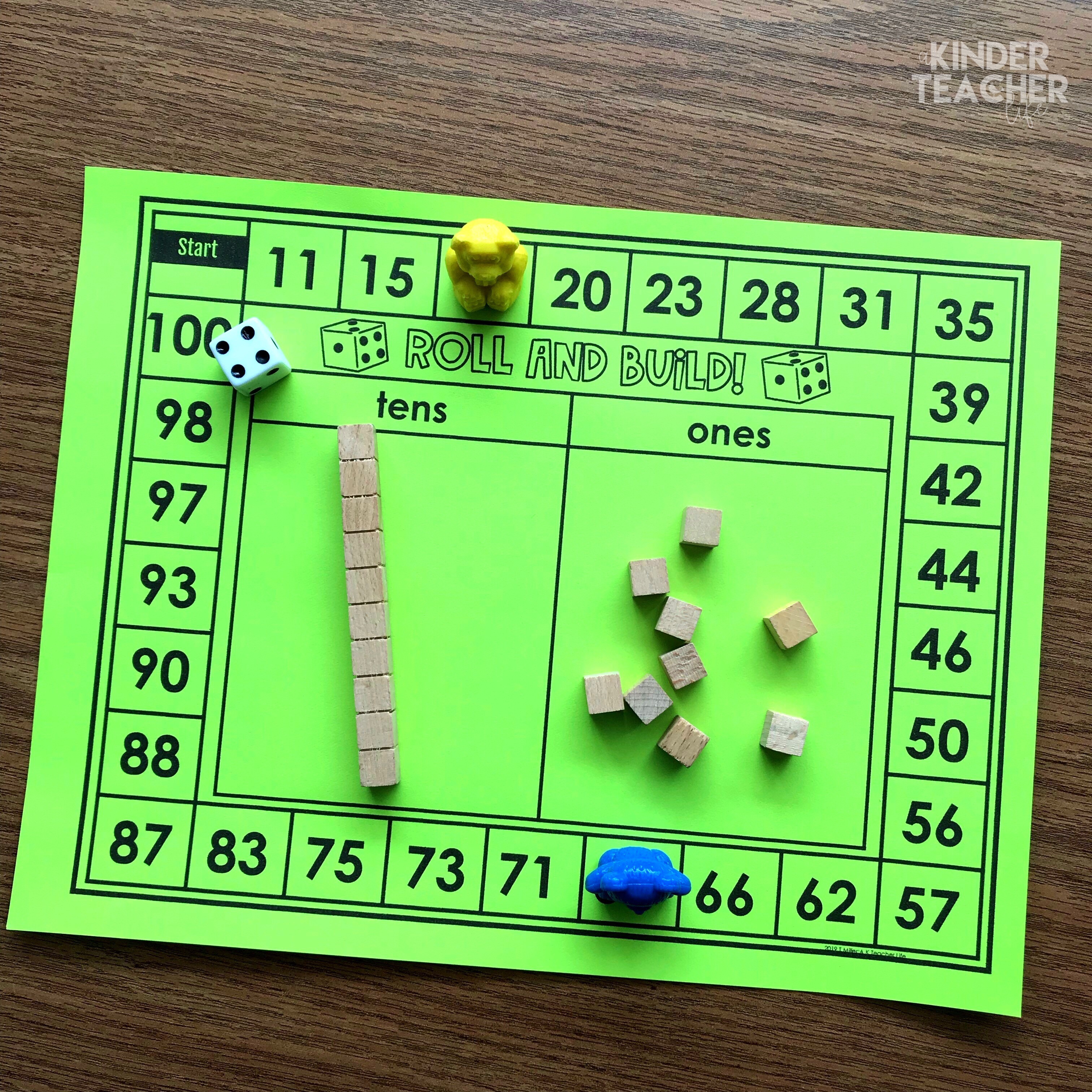 Place Value Math Centers A Kinderteacher Life