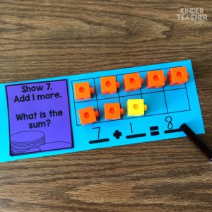 One More, One Less Math Center Activities - A Kinderteacher Life