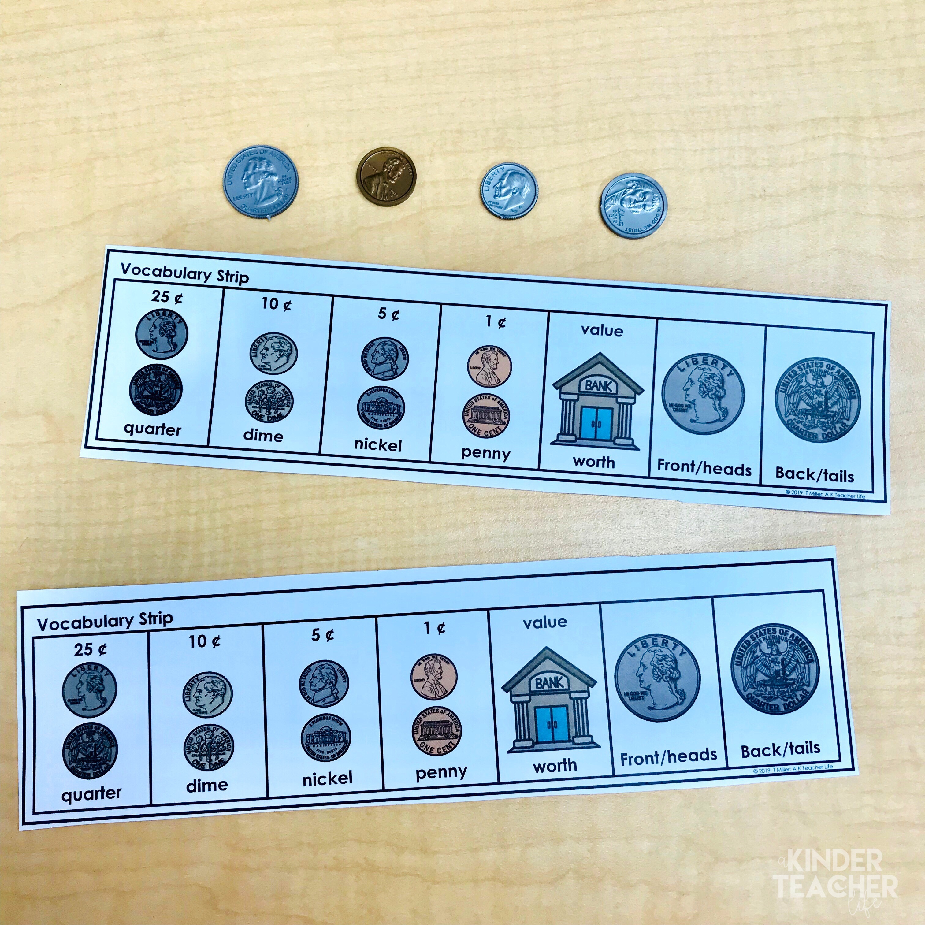 Money Math Center Activities for First Graders - A Kinderteacher Life