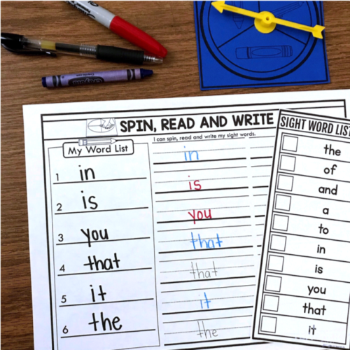 how to differentiate your sight word instruction - A Kinderteacher Life