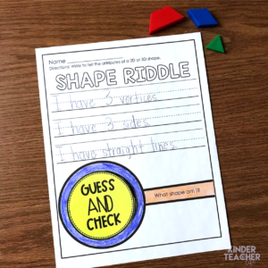 How to Teach 2d and 3d Shapes - A Kinderteacher Life