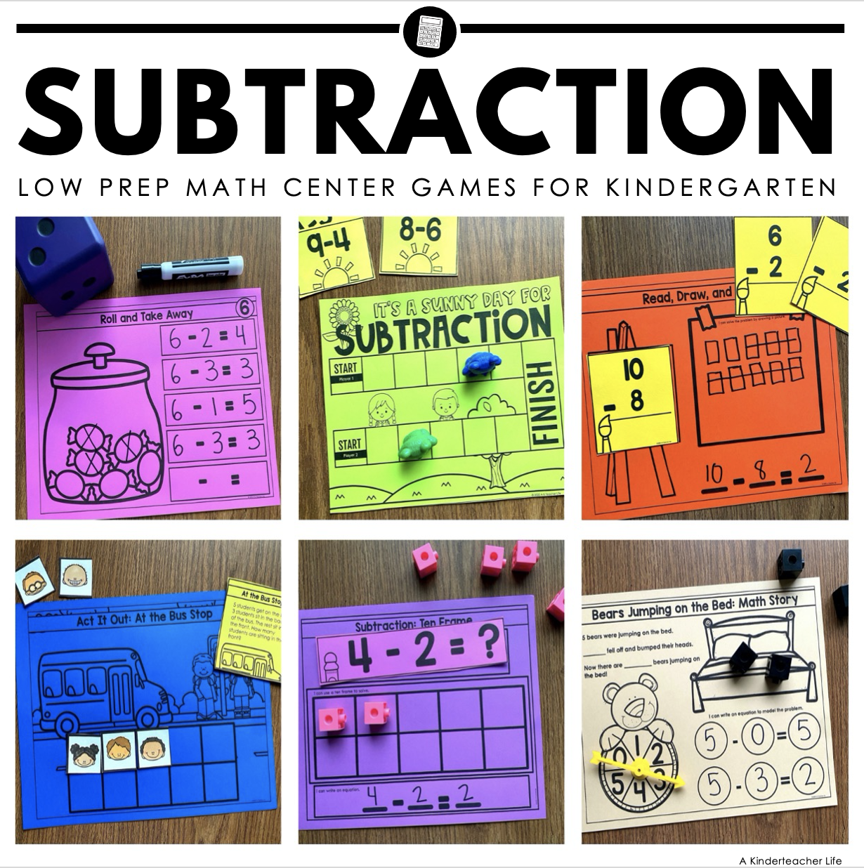 printable first grade subtraction game