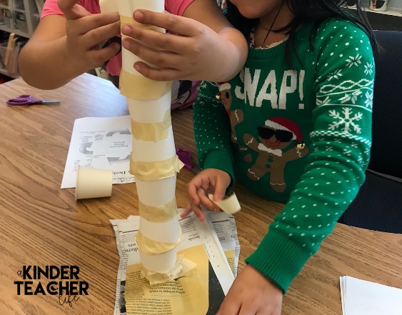 Winter engineering activity - build a tower 