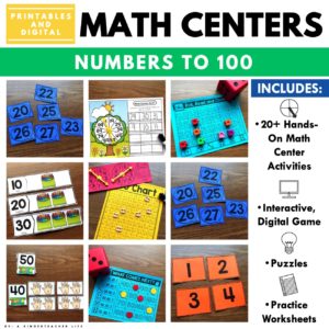 Free Math Center Activity Your Students Will Love! - A Kinderteacher Life