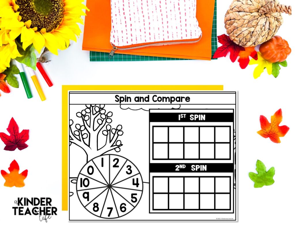 Fall Math Activities for Kindergarten